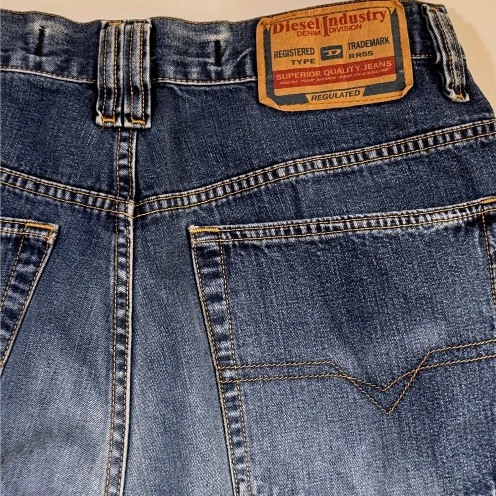 Diesel Snakex Jeans Men's 31 Blue Medium Wash Straight Leg Made in Italy Vintage